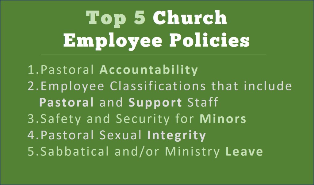 Top 5 Church Employee Policies
